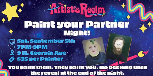 Paint your Parter Night at The Artist's Realm
