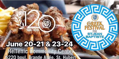 St. Jean Baptiste Greek Festival 2026