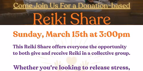 Reiki Share - All are welcome!