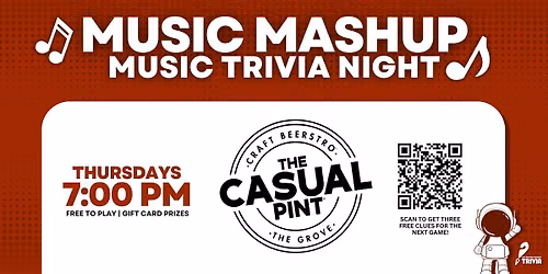 Hoover Music Trivia | The Casual Pint of The Grove