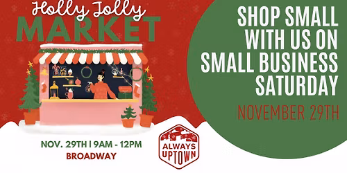 Holly Jolly Market on Small Business Saturday 