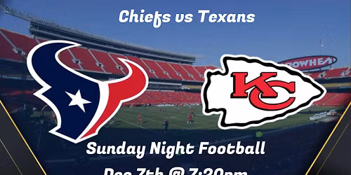 Chiefs vs Texans Watch Party 