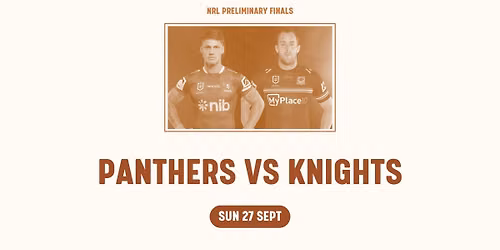 Panthers vs Knights at the Vineyard!