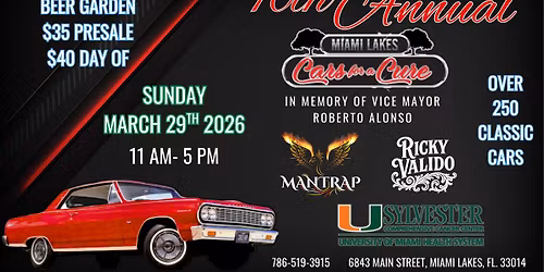 MANTRAP at the 10th Annual Cars for a Cure