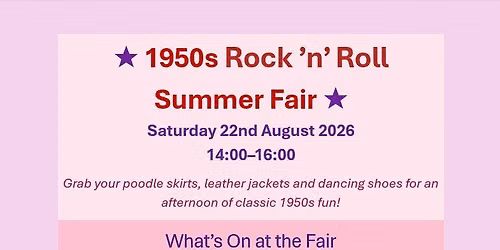 Fairways summer fair
