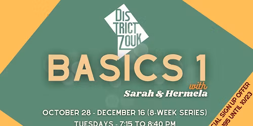 Basics 1: 8-Week Brazilian Zouk Series