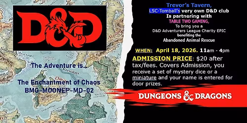 Trevor's Tavern Presents a D&D Epic Adventure: