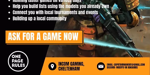 Learn to play OPR (One Page Rules)