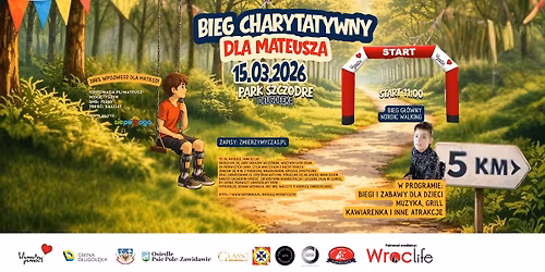 Charytatywny bieg dla Mateusza na \ud83c\udfc3\u200d\u2642\ufe0f\u200d\u27a1\ufe0f 5 km \ud83e\udd47 Kilometry Pomocy \ud83d\udcaa
