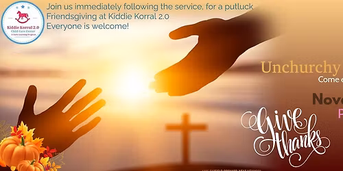 Friendsgiving Unchurchy Church Service