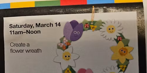 Create a flower wreath