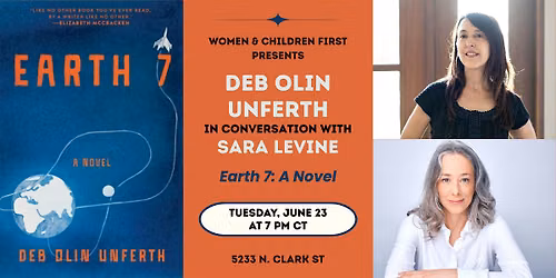 Book Event: Earth 7 by Deb Olin Unferth