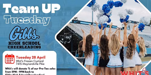 Team Up Tuesday - Gibbs High School Cheerleading