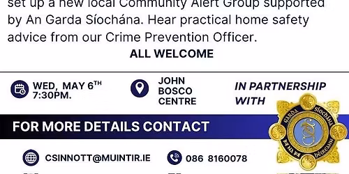 Donegal Town Community Alert Meeting