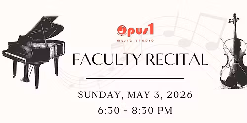 2026 Faculty Recital