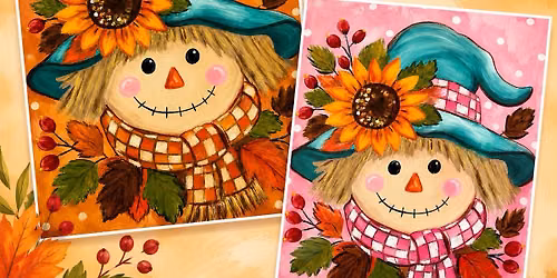 Scarecrow Sweethearts Acrylic Painting Class
