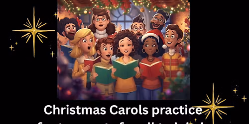 Christmas Carols practice for 2 events