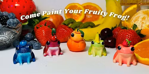 Paint Your Own Fruity Frog