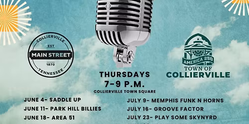 Saddle Up Memphis - Main Street Collierville Summer Concert Series