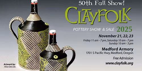 Clayfolk Fall Show 2025 - 50 years!