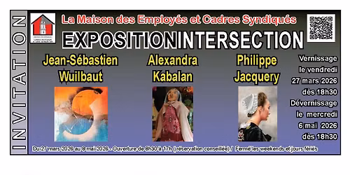 Vernissage de l'exposition "INTERSECTION"