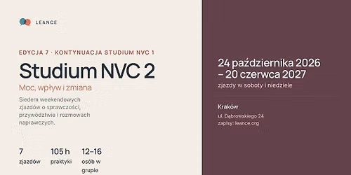 Studium NVC 2, edycja 7