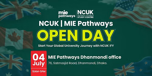 NCUK | MIE Pathways Open Day
