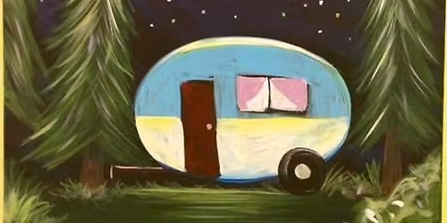 Happy Camper, Paint & Sip
