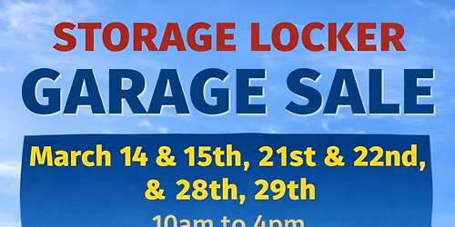 Storage Locker Garage Sale