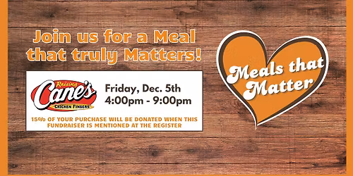 Food Bank Fundraiser at Raising Cane's