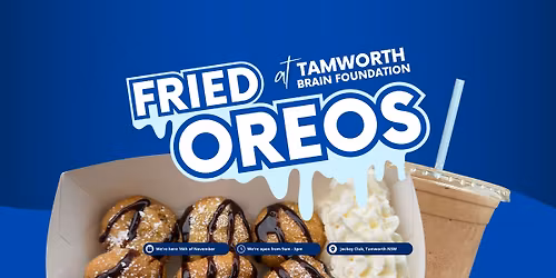 Fried Oreos at Brain Foundation Christmas Fair