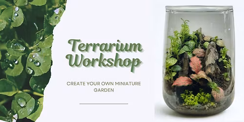 Terrarium Workshop - EcoArt by Arium
