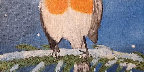 Sip & Squiggle - Festive Robin