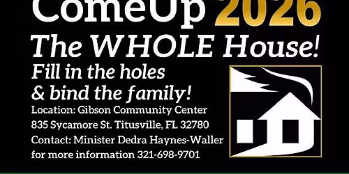 ComeUp2026 Conference "The Whole House"