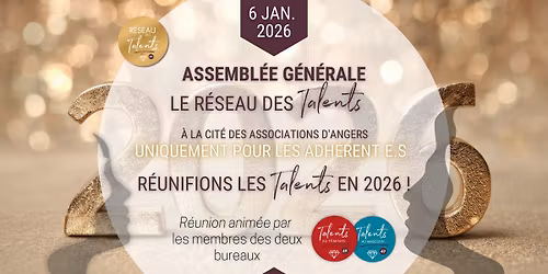 Assembl\u00e9e G\u00e9n\u00e9rale 2026 \u2013 Talents au F\u00e9minin & Talents au Masculin