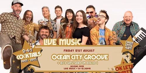 Live Music: OCEAN CITY GROOVE \/\/ Annabel\u2019s Cabaret & Discotheque