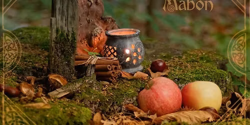Mabon Fall Equinox Outdoor Fire Burning Celebration