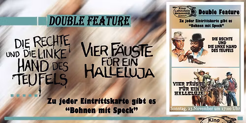>>> KULT-EVENT \/ DOUBLE FEATURE <<< DIE RECHTE UND DIE LINKE HAND DES TEUFELS \/ VIER F\u00c4USTE F\u00dcR EIN