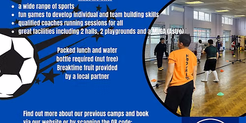 Delivering PE summer sports camp