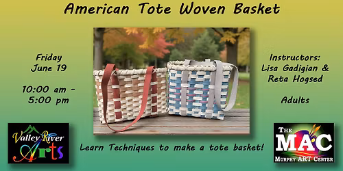American Tote Woven Basket