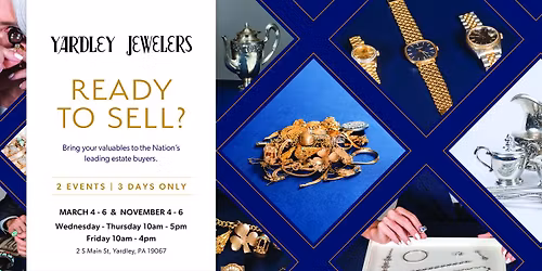 Buying Event - Sell Your Jewelry and Valuables