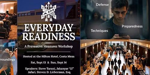 New Date! Coming April 2026! Everyday Readiness: A Preventive Measures Workshop for Today's World