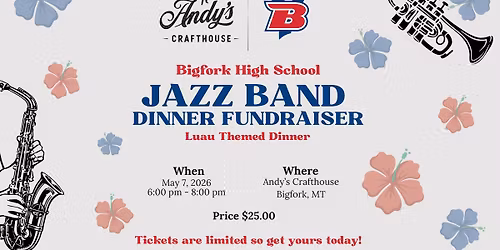 Bigfork Highschool Jazz Band Fundraiser Concert