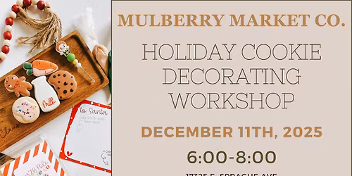 Holiday Cookie Decorating Workshop