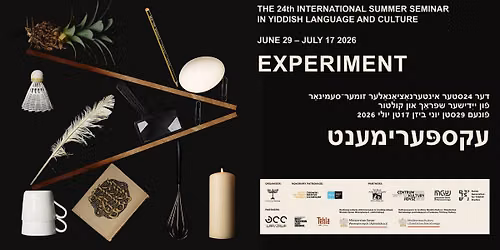 The 24th International Summer Seminar in Yiddish Language and Culture | call for participants