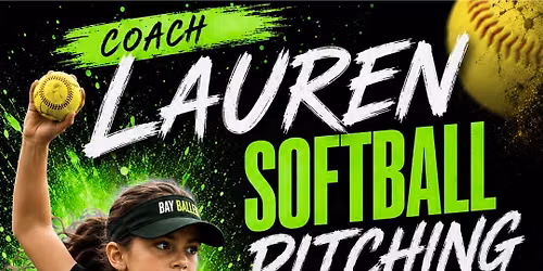 Softball Pitching class with Coach Lauren