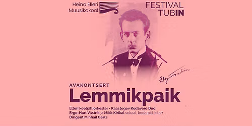 Festival TubIN avakontsert. Lemmikpaik