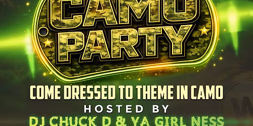 VIBE BINGO - CAMO PARTY