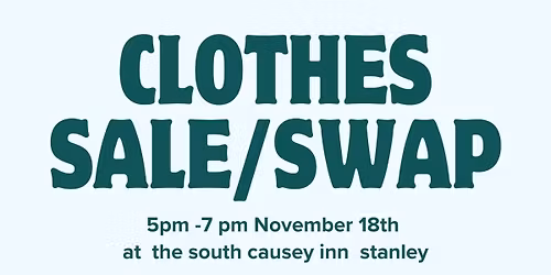clothes sale\/clothes swap