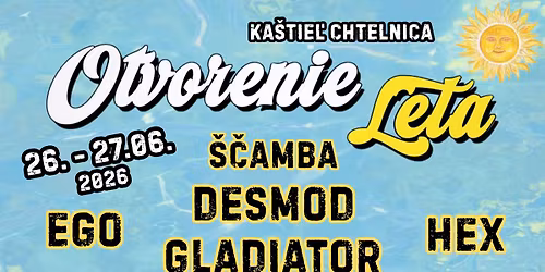 Otvorenie leta v Chtelnici 2026